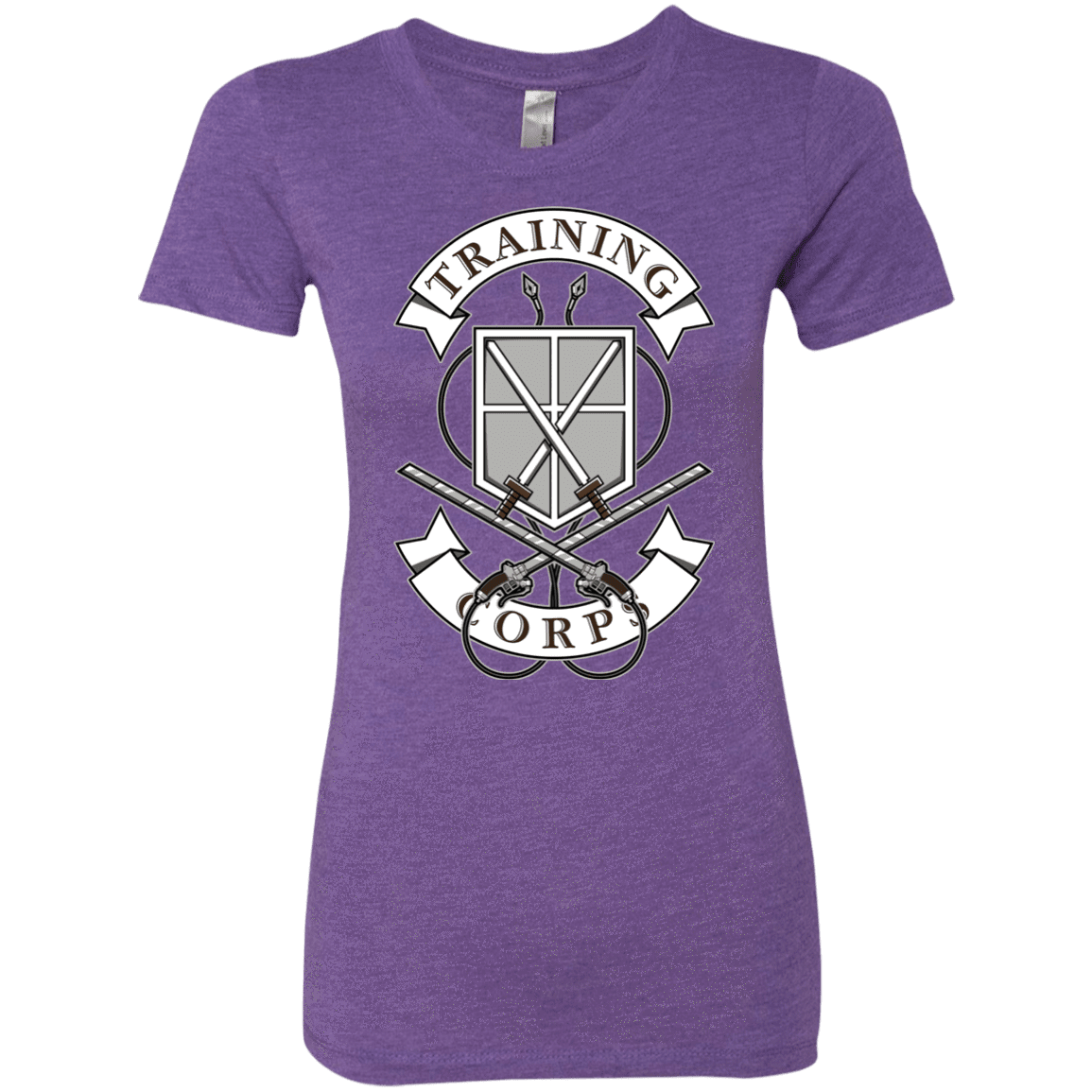 T-Shirts Purple Rush / S AoT Training Corps Women's Triblend T-Shirt