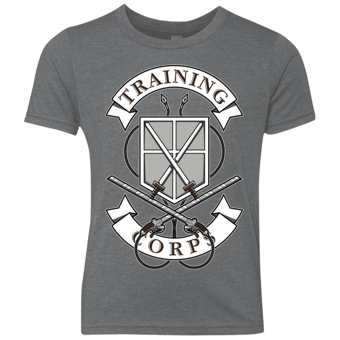 T-Shirts Premium Heather / YXS AoT Training Corps Youth Triblend T-Shirt