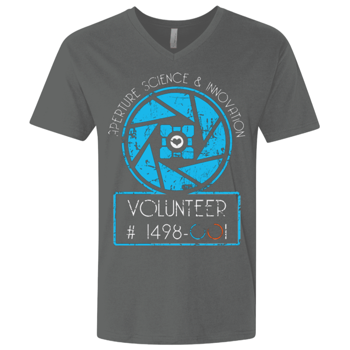 T-Shirts Heavy Metal / X-Small Aperture Volunteer Men's Premium V-Neck