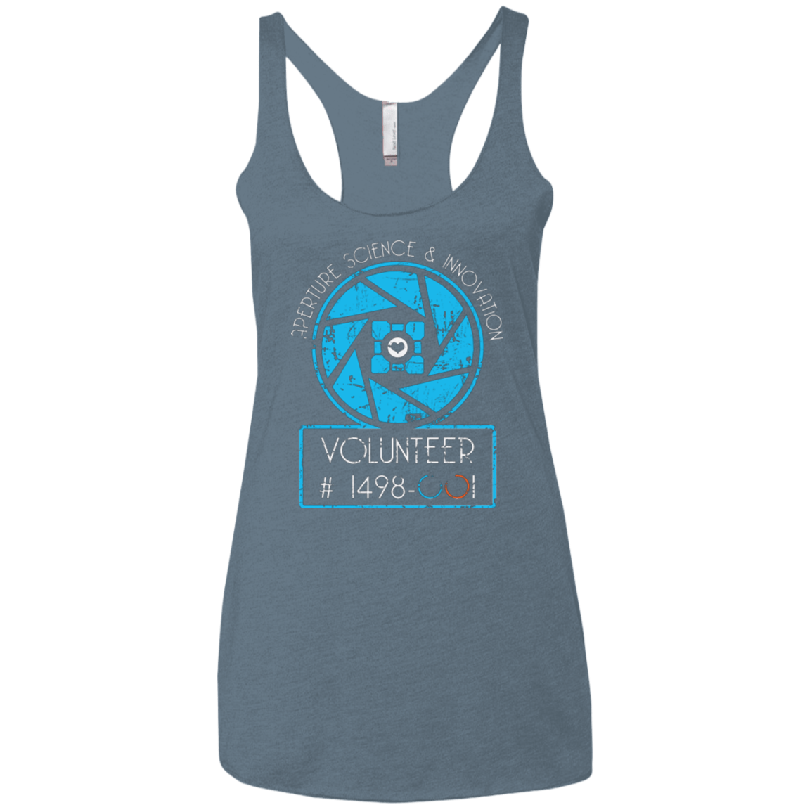 T-Shirts Indigo / X-Small Aperture Volunteer Women's Triblend Racerback Tank