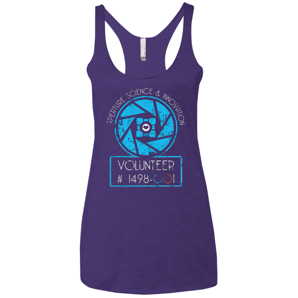 T-Shirts Purple / X-Small Aperture Volunteer Women's Triblend Racerback Tank