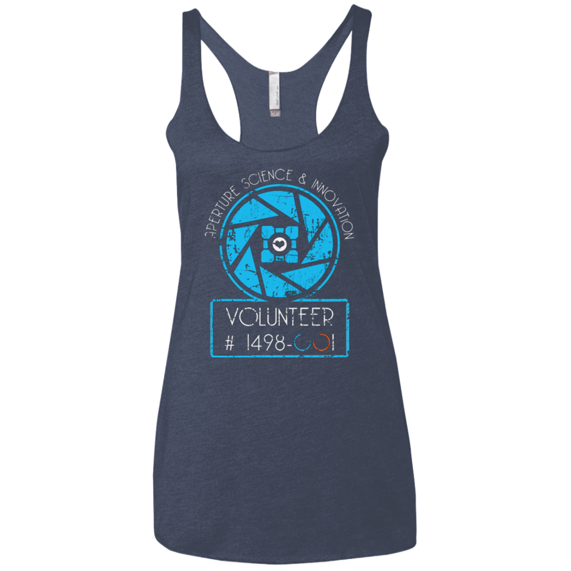 T-Shirts Vintage Navy / X-Small Aperture Volunteer Women's Triblend Racerback Tank