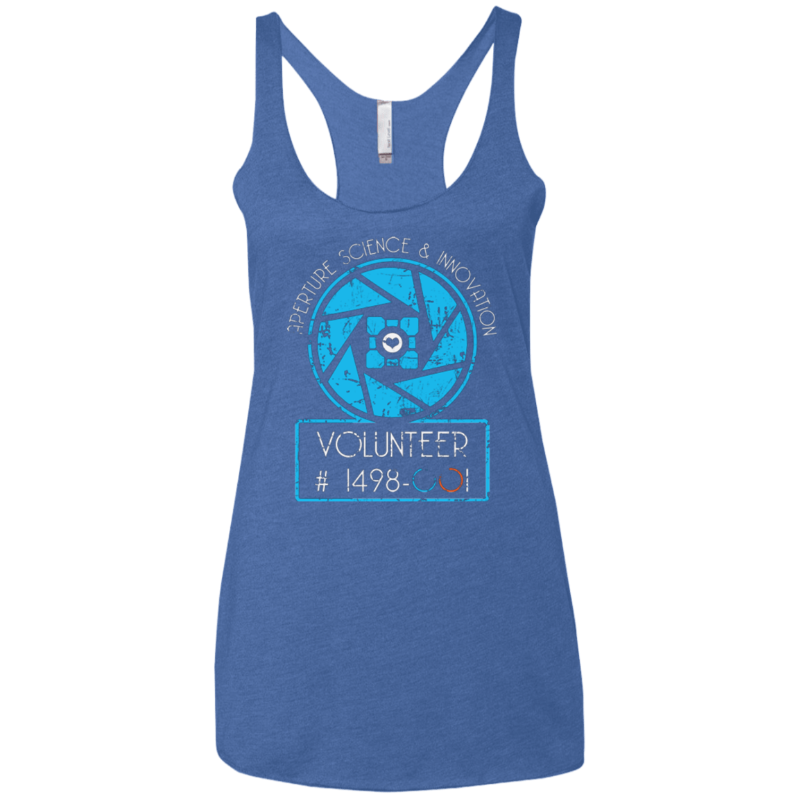 T-Shirts Vintage Royal / X-Small Aperture Volunteer Women's Triblend Racerback Tank