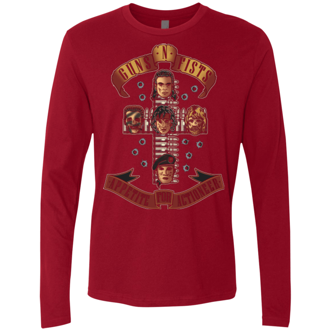T-Shirts Cardinal / Small Appetite for Actioneer Men's Premium Long Sleeve
