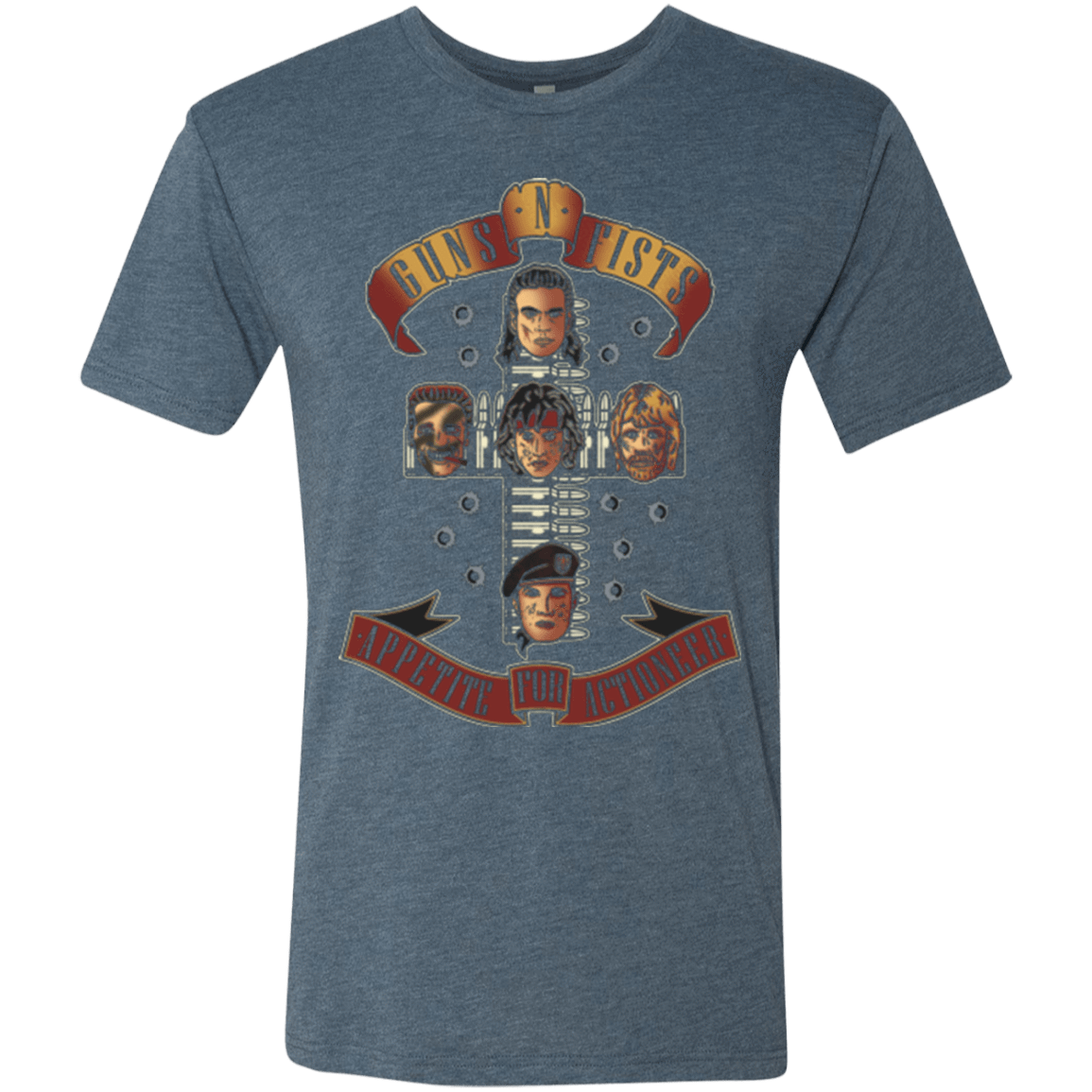 T-Shirts Indigo / Small Appetite for Actioneer Men's Triblend T-Shirt