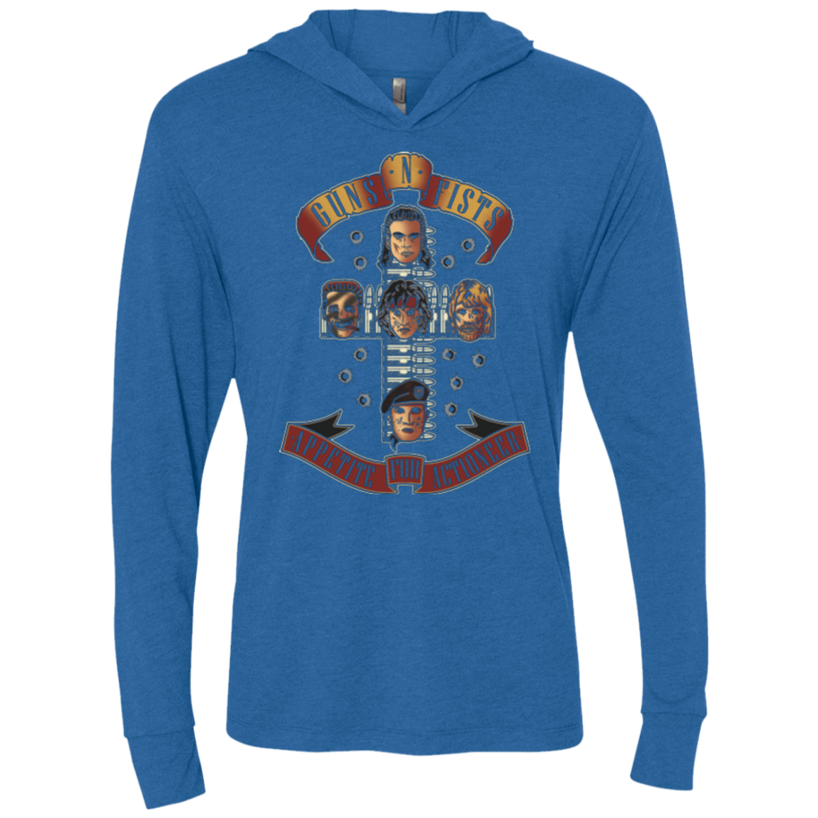 T-Shirts Vintage Royal / X-Small Appetite for Actioneer Triblend Long Sleeve Hoodie Tee