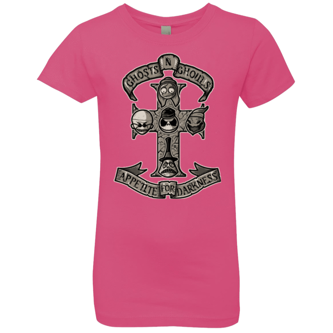 T-Shirts Hot Pink / YXS APPETITE FOR DARKNESS Girls Premium T-Shirt