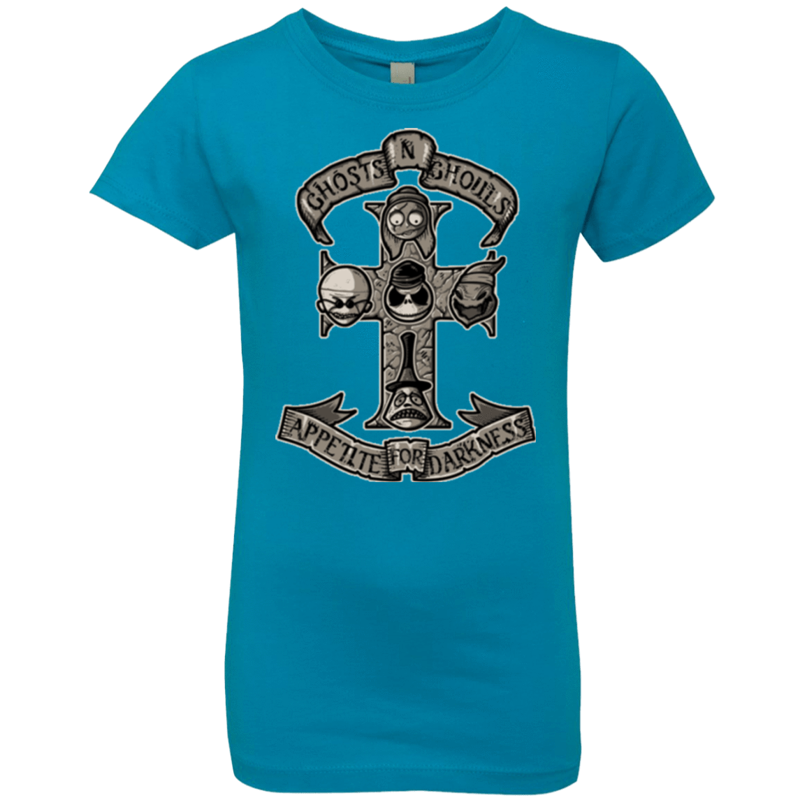 T-Shirts Turquoise / YXS APPETITE FOR DARKNESS Girls Premium T-Shirt