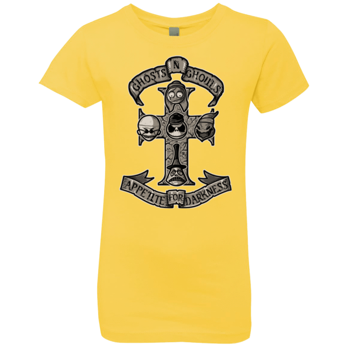 T-Shirts Vibrant Yellow / YXS APPETITE FOR DARKNESS Girls Premium T-Shirt