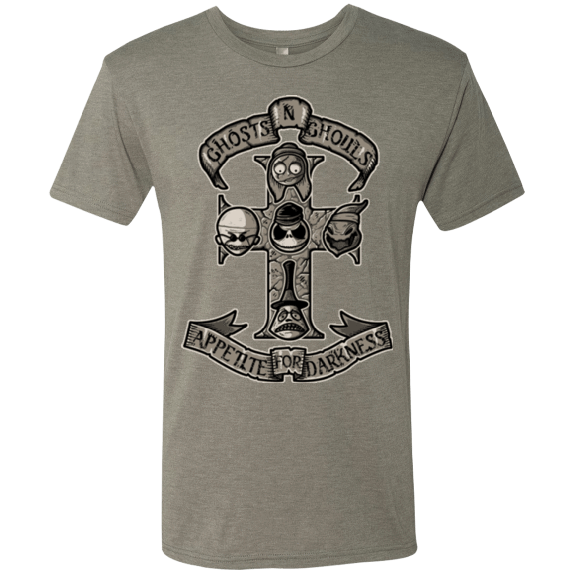 T-Shirts Venetian Grey / Small APPETITE FOR DARKNESS Men's Triblend T-Shirt