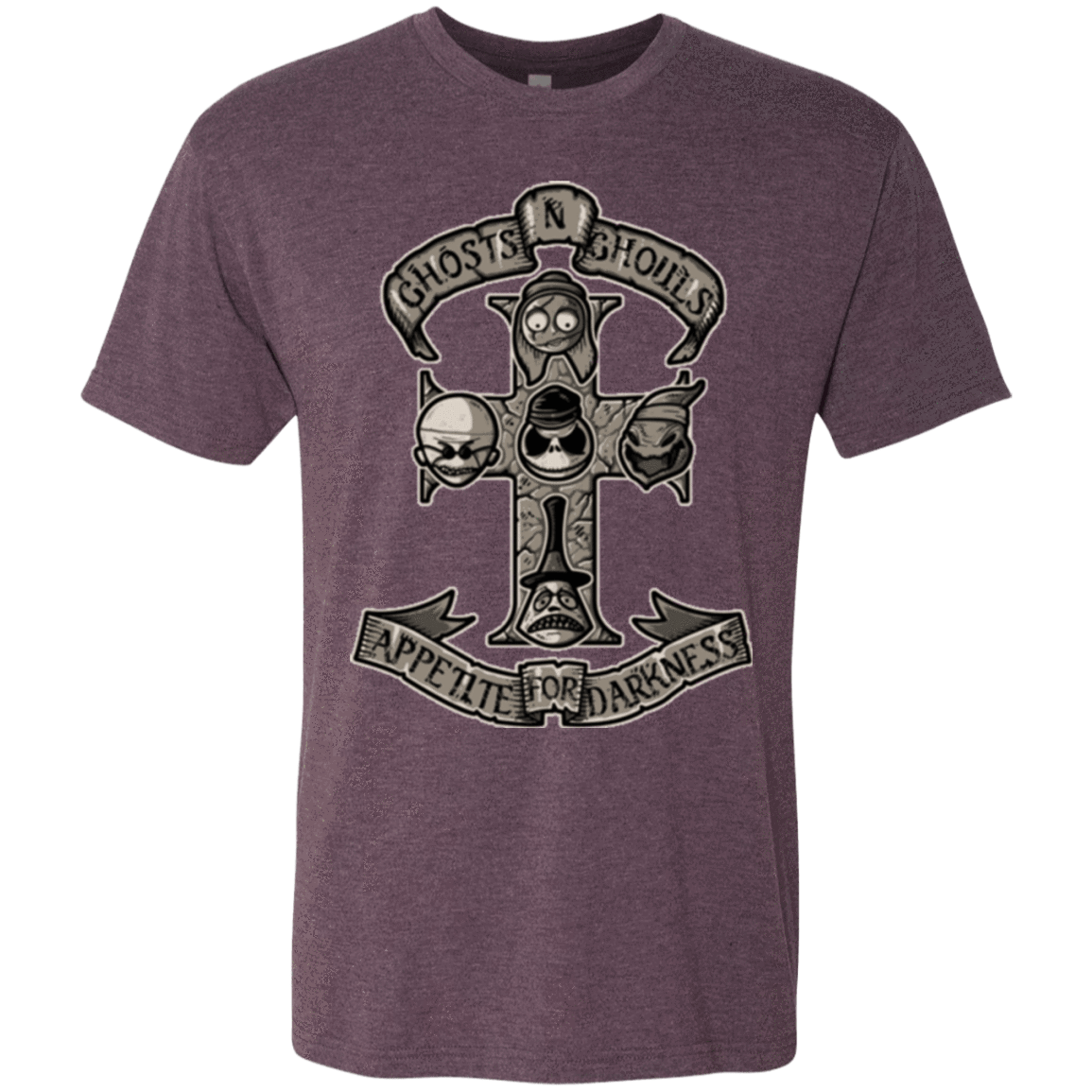 T-Shirts Vintage Purple / Small APPETITE FOR DARKNESS Men's Triblend T-Shirt