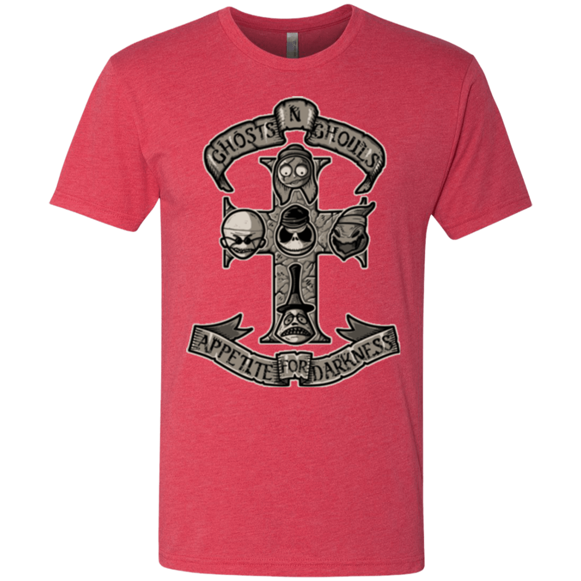 T-Shirts Vintage Red / Small APPETITE FOR DARKNESS Men's Triblend T-Shirt