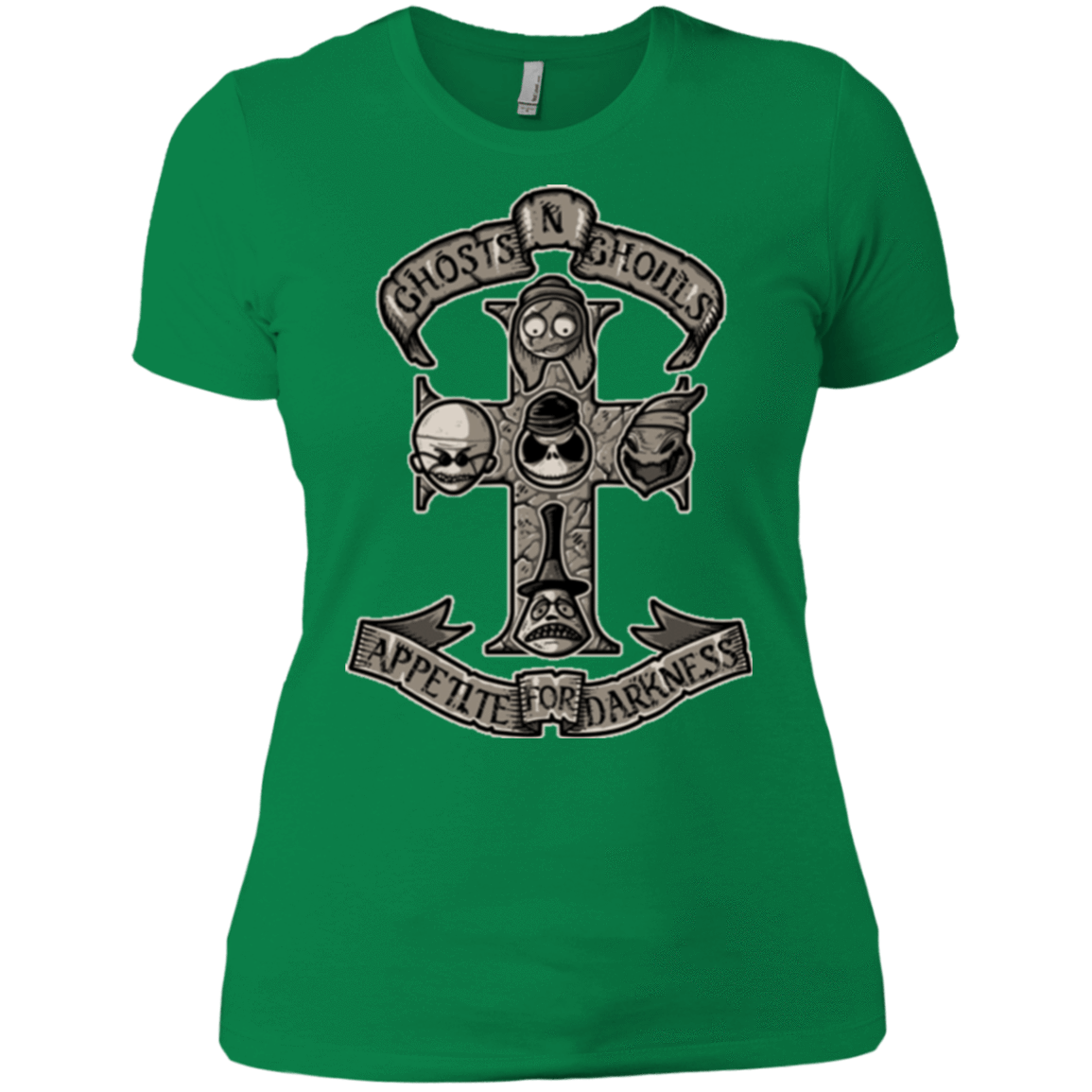 T-Shirts Kelly Green / X-Small APPETITE FOR DARKNESS Women's Premium T-Shirt