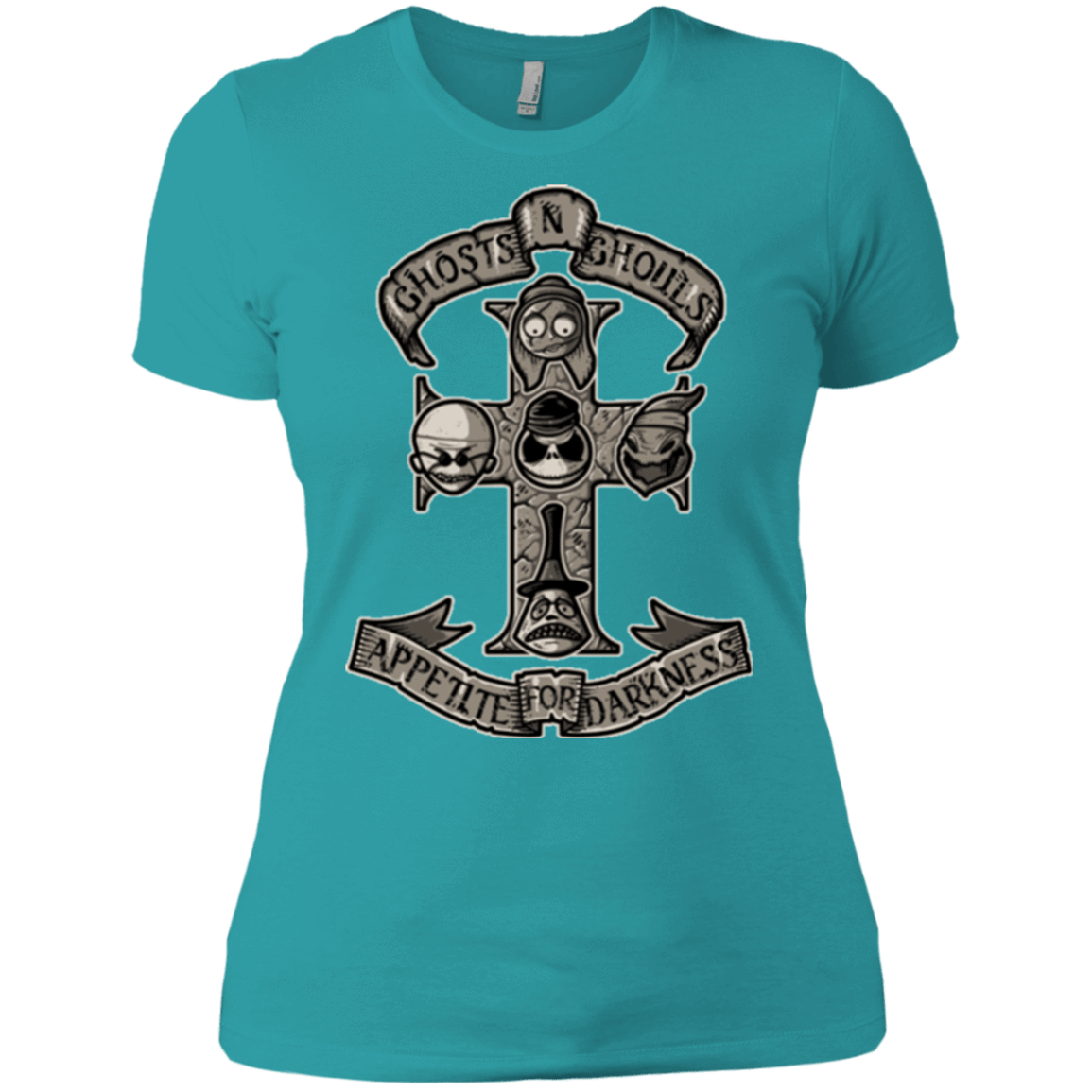 T-Shirts Tahiti Blue / X-Small APPETITE FOR DARKNESS Women's Premium T-Shirt