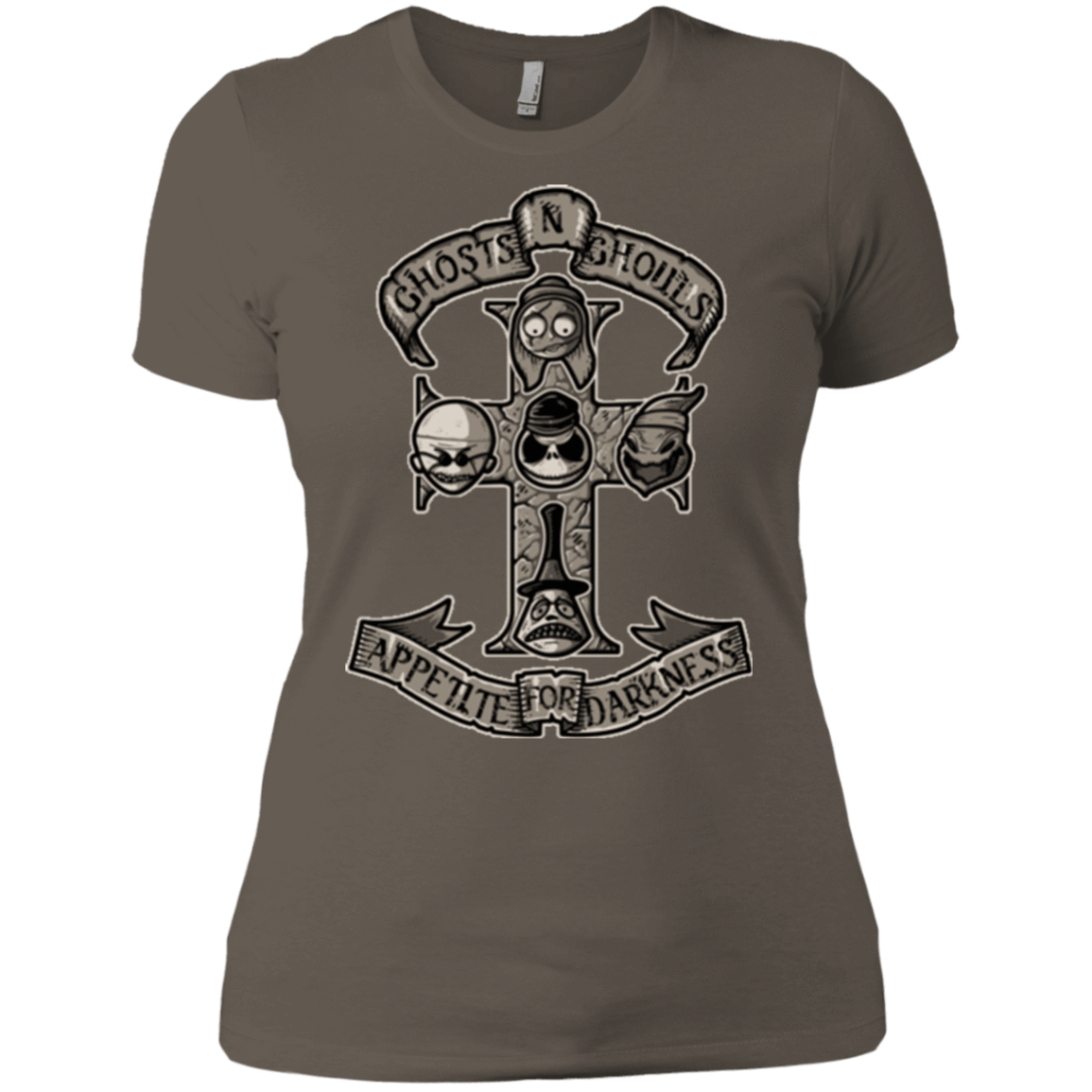 T-Shirts Warm Grey / X-Small APPETITE FOR DARKNESS Women's Premium T-Shirt