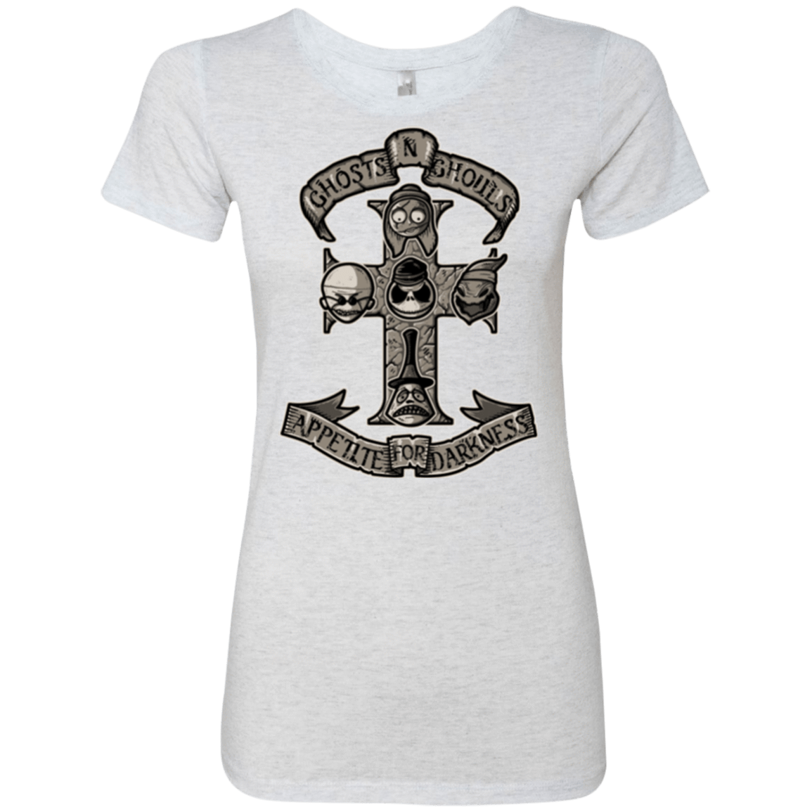 T-Shirts Heather White / Small APPETITE FOR DARKNESS Women's Triblend T-Shirt