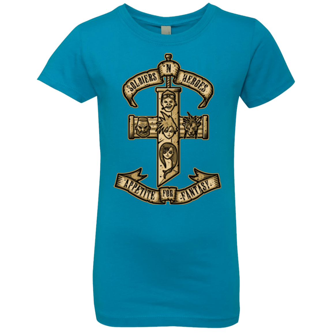 T-Shirts Turquoise / YXS APPETITE FOR FANTASY Girls Premium T-Shirt