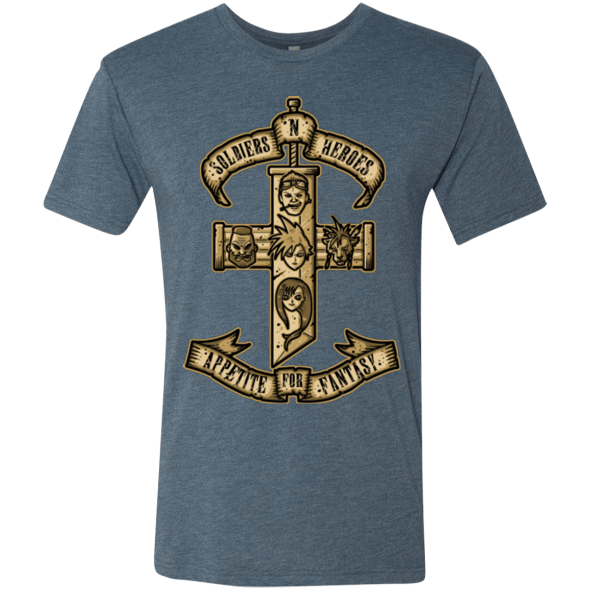 T-Shirts Indigo / Small APPETITE FOR FANTASY Men's Triblend T-Shirt