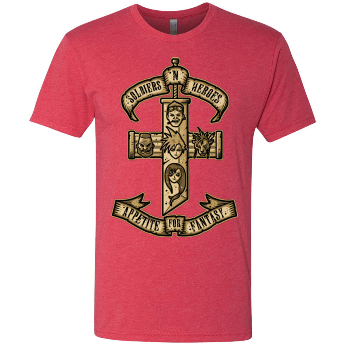 T-Shirts Vintage Red / Small APPETITE FOR FANTASY Men's Triblend T-Shirt