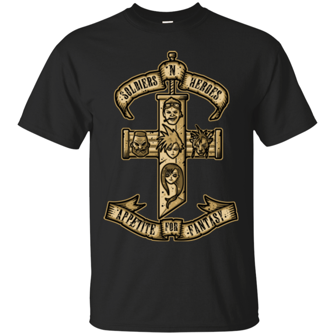 T-Shirts Black / Small APPETITE FOR FANTASY T-Shirt