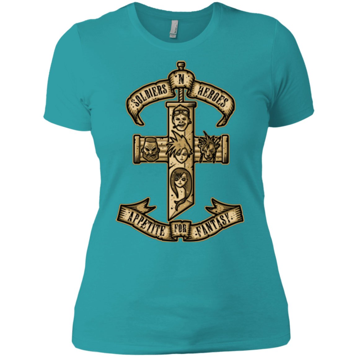 T-Shirts Tahiti Blue / X-Small APPETITE FOR FANTASY Women's Premium T-Shirt