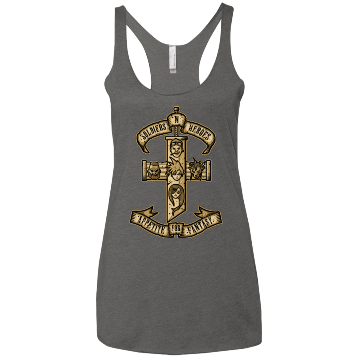T-Shirts Premium Heather / X-Small APPETITE FOR FANTASY Women's Triblend Racerback Tank