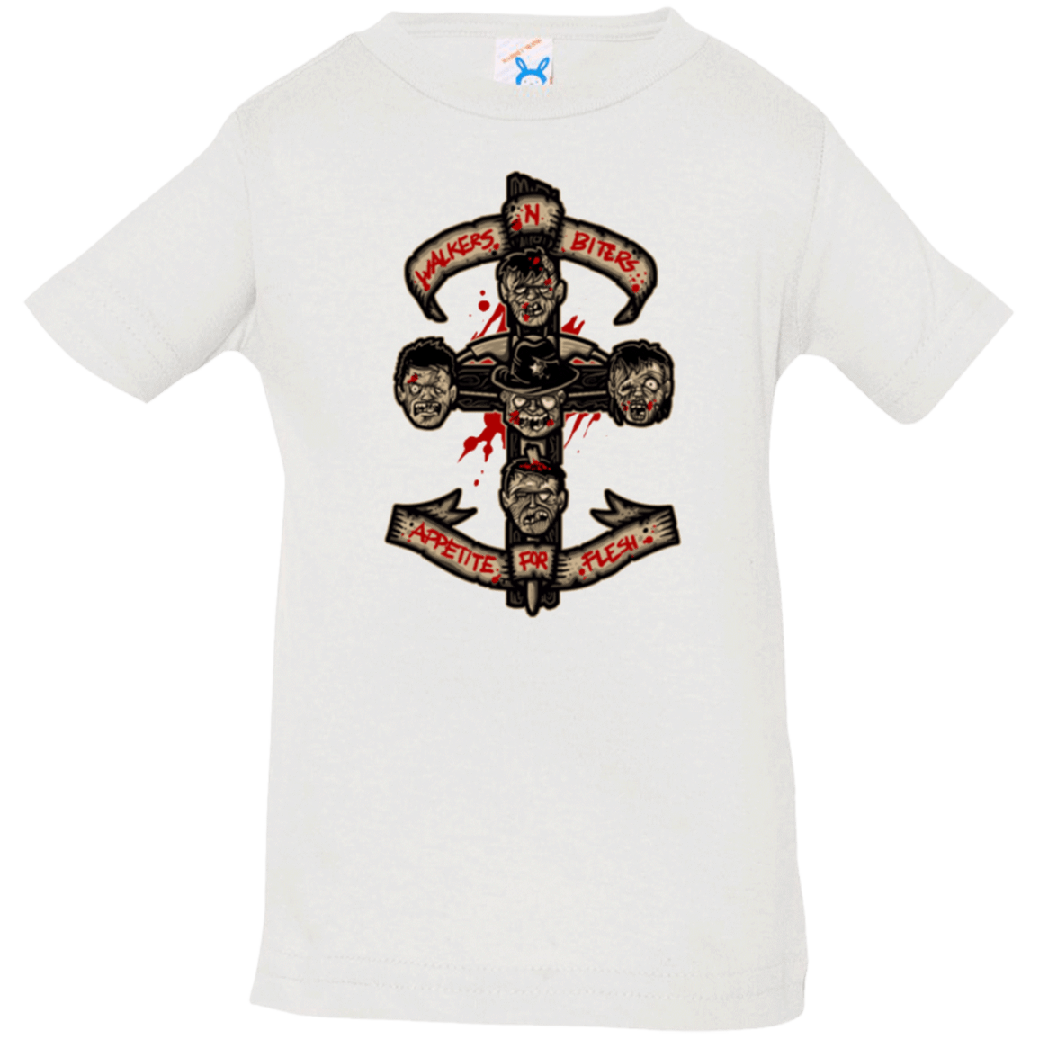 T-Shirts White / 6 Months APPETITE FOR FLESH Infant Premium T-Shirt