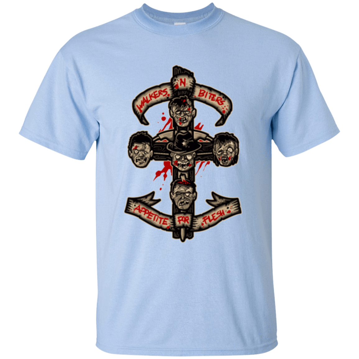 T-Shirts Light Blue / Small APPETITE FOR FLESH T-Shirt