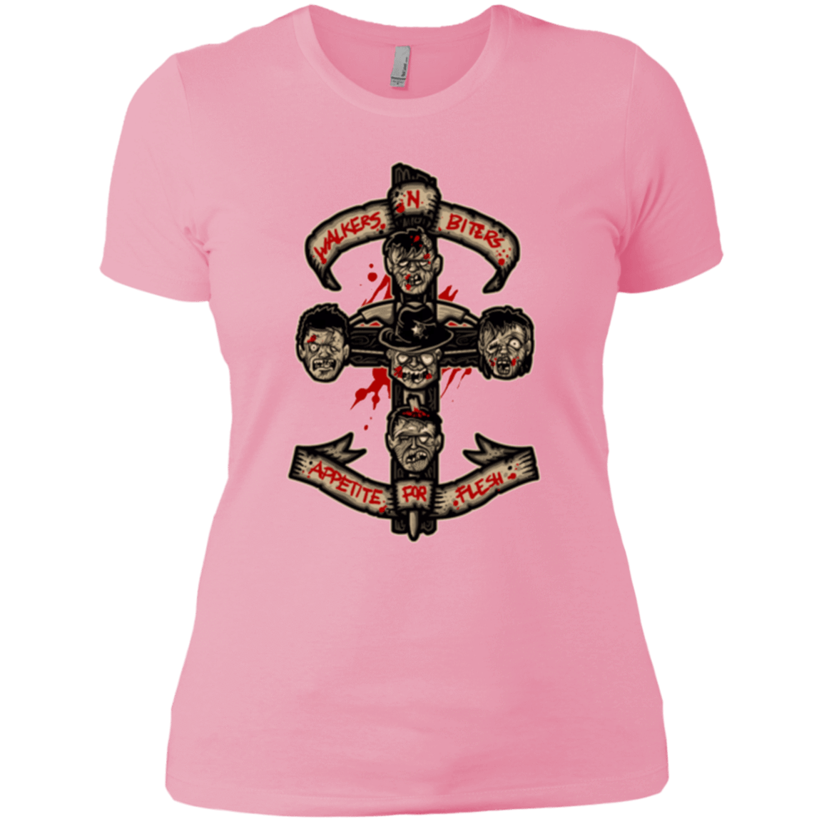 T-Shirts Light Pink / X-Small APPETITE FOR FLESH Women's Premium T-Shirt