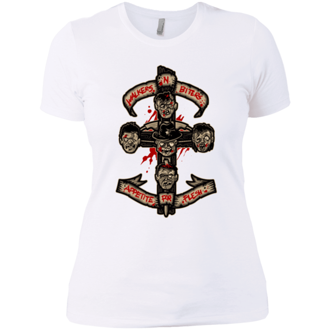 T-Shirts White / X-Small APPETITE FOR FLESH Women's Premium T-Shirt