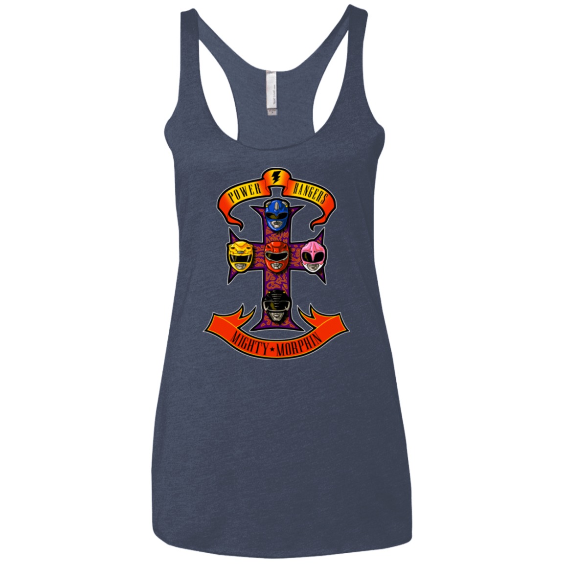 T-Shirts Vintage Navy / X-Small Appetite for Morphin Women's Triblend Racerback Tank