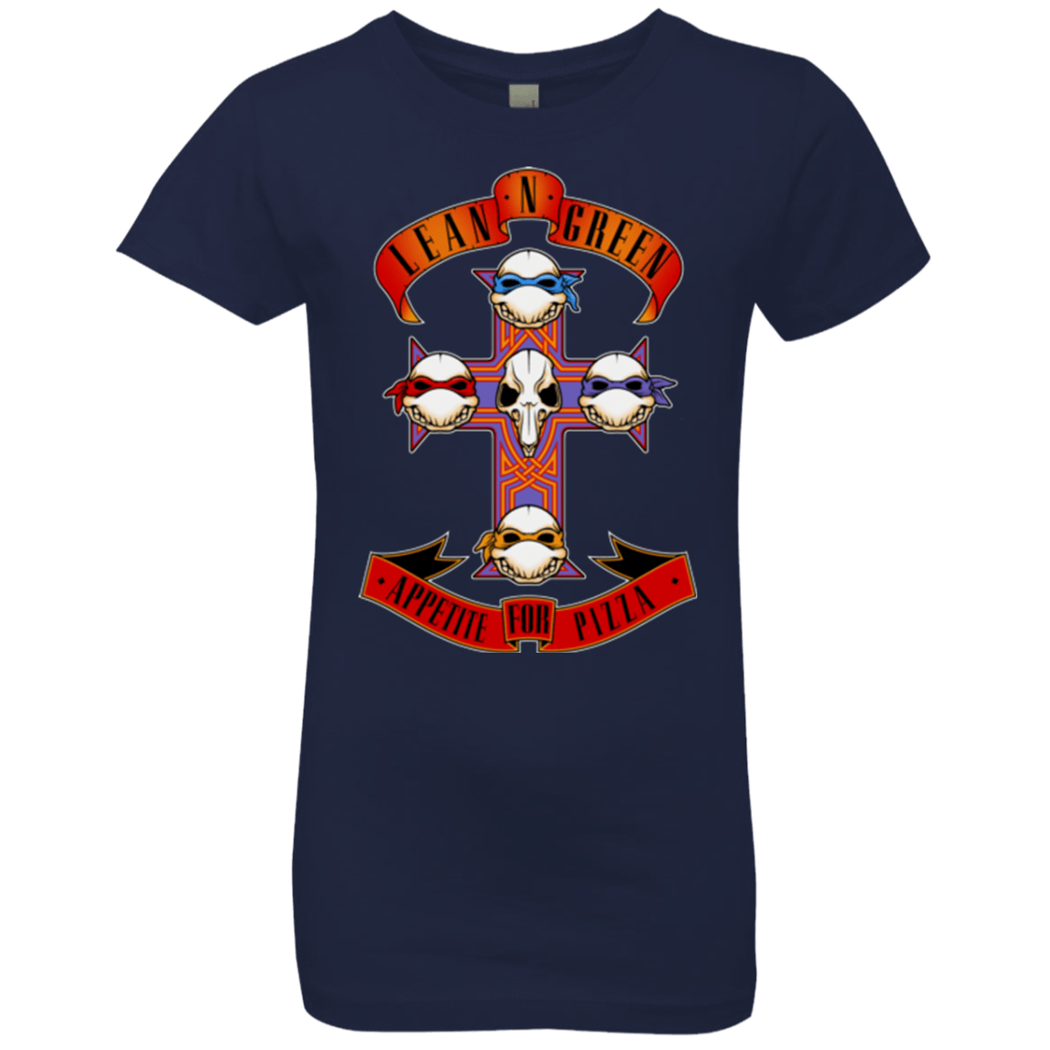 T-Shirts Midnight Navy / YXS APPETITE FOR PIZZA Girls Premium T-Shirt