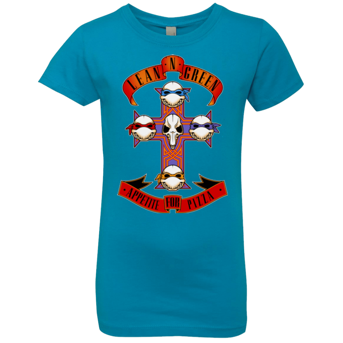 T-Shirts Turquoise / YXS APPETITE FOR PIZZA Girls Premium T-Shirt