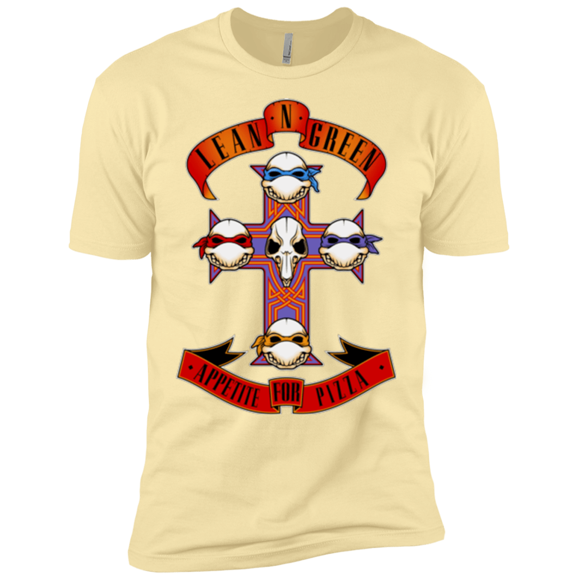 T-Shirts Banana Cream / X-Small APPETITE FOR PIZZA Men's Premium T-Shirt