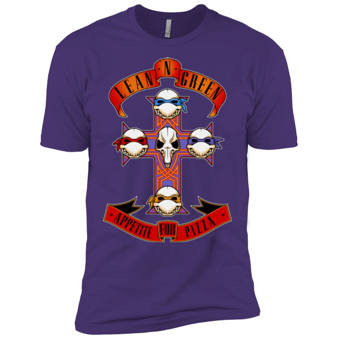 T-Shirts Purple / X-Small APPETITE FOR PIZZA Men's Premium T-Shirt