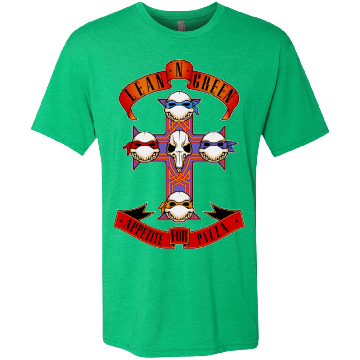 T-Shirts Envy / Small APPETITE FOR PIZZA Men's Triblend T-Shirt