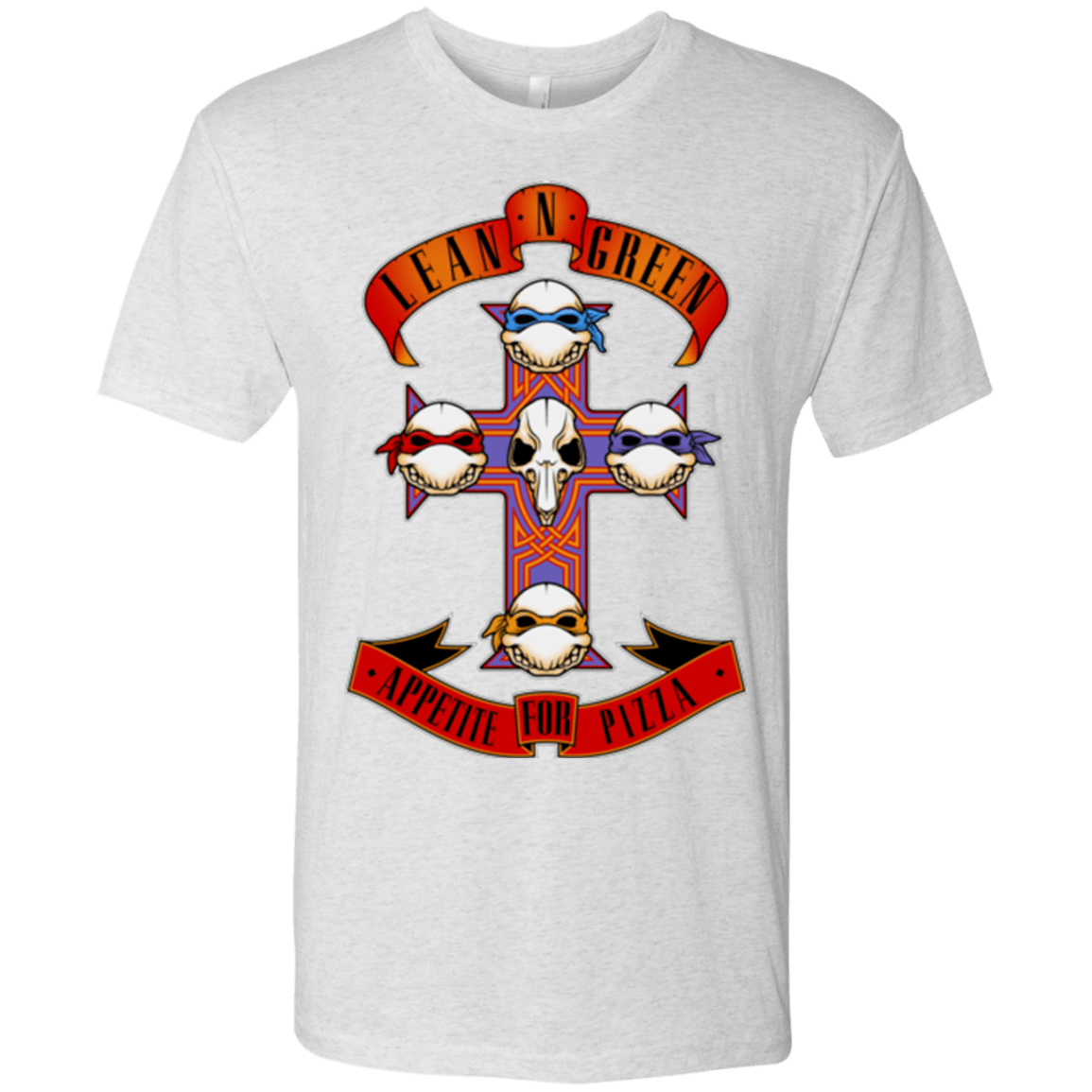 T-Shirts Heather White / Small APPETITE FOR PIZZA Men's Triblend T-Shirt