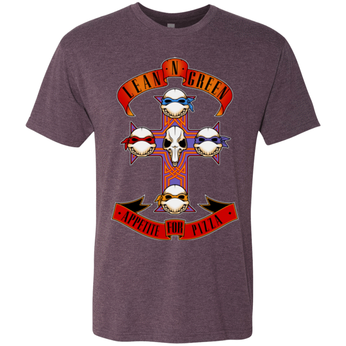 T-Shirts Vintage Purple / Small APPETITE FOR PIZZA Men's Triblend T-Shirt