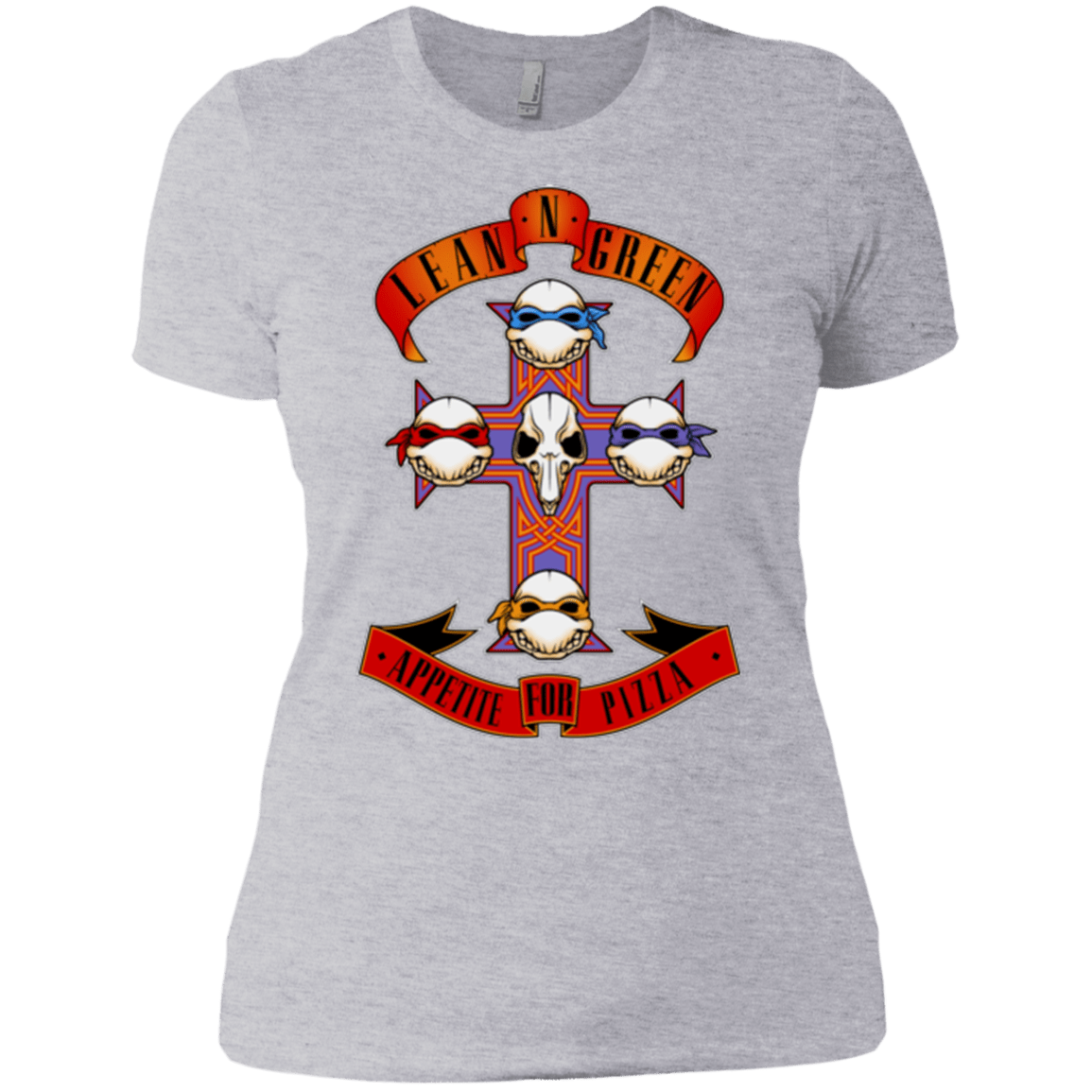 T-Shirts Heather Grey / X-Small APPETITE FOR PIZZA Women's Premium T-Shirt