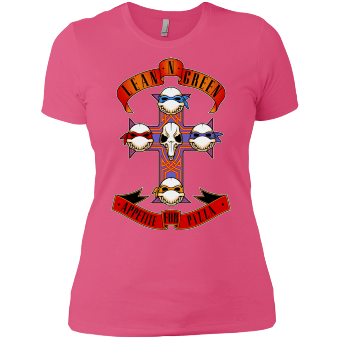 T-Shirts Hot Pink / X-Small APPETITE FOR PIZZA Women's Premium T-Shirt