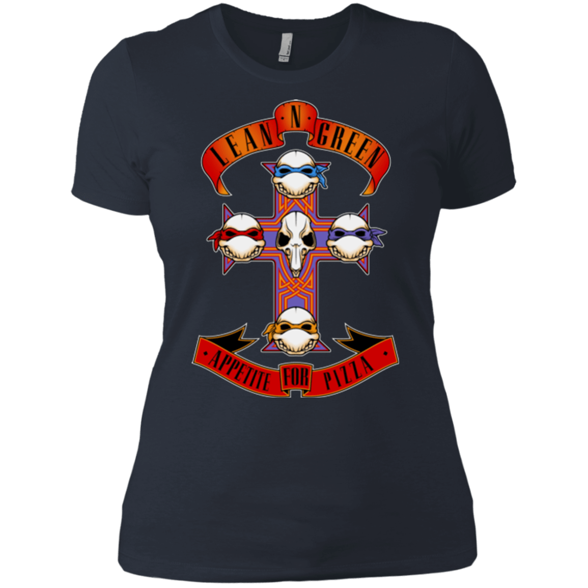 T-Shirts Indigo / X-Small APPETITE FOR PIZZA Women's Premium T-Shirt