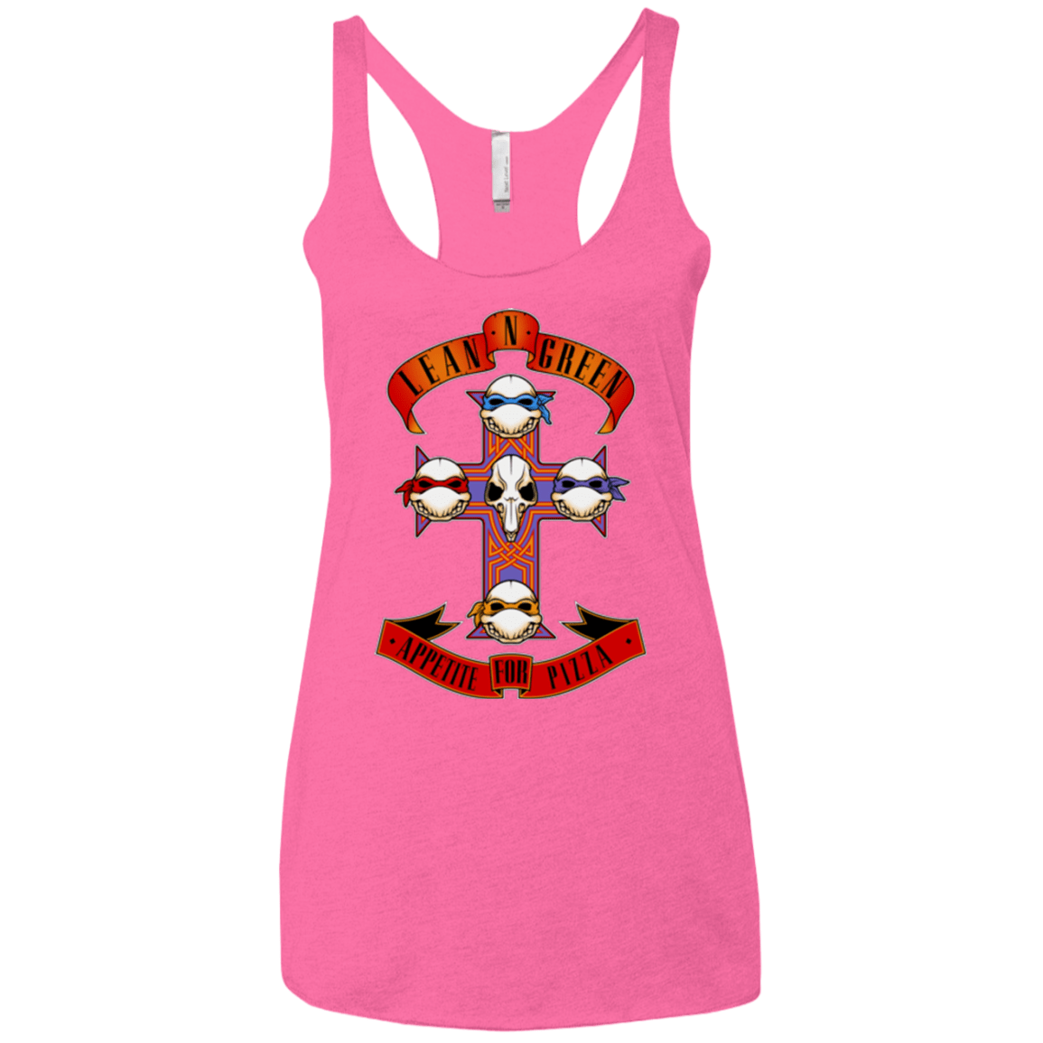 T-Shirts Vintage Pink / X-Small APPETITE FOR PIZZA Women's Triblend Racerback Tank