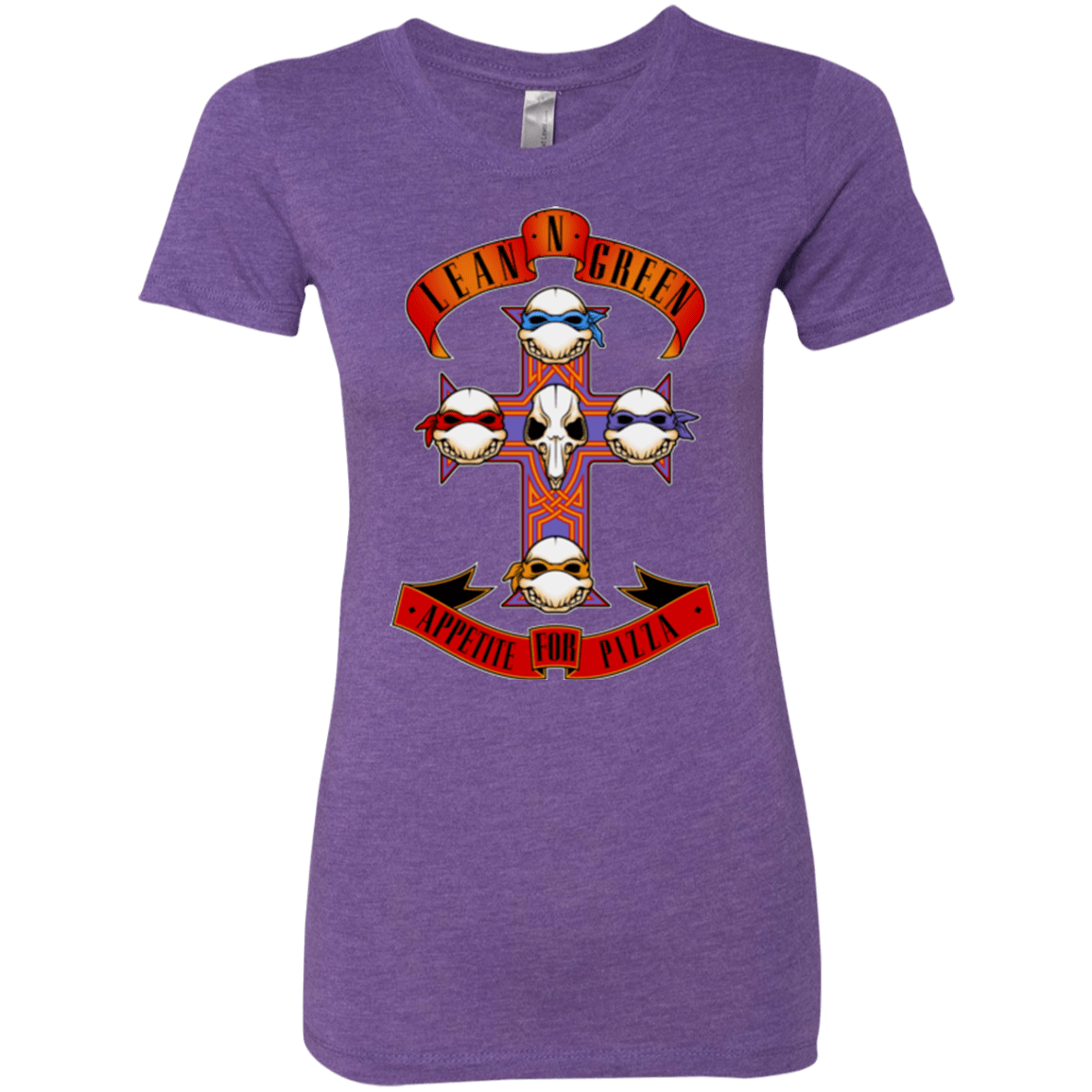 T-Shirts Purple Rush / Small APPETITE FOR PIZZA Women's Triblend T-Shirt