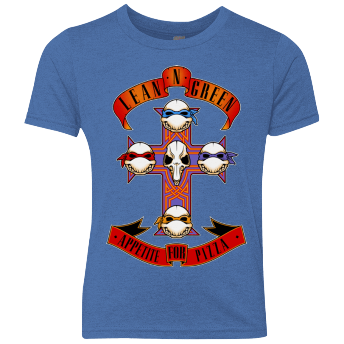 T-Shirts Vintage Royal / YXS APPETITE FOR PIZZA Youth Triblend T-Shirt