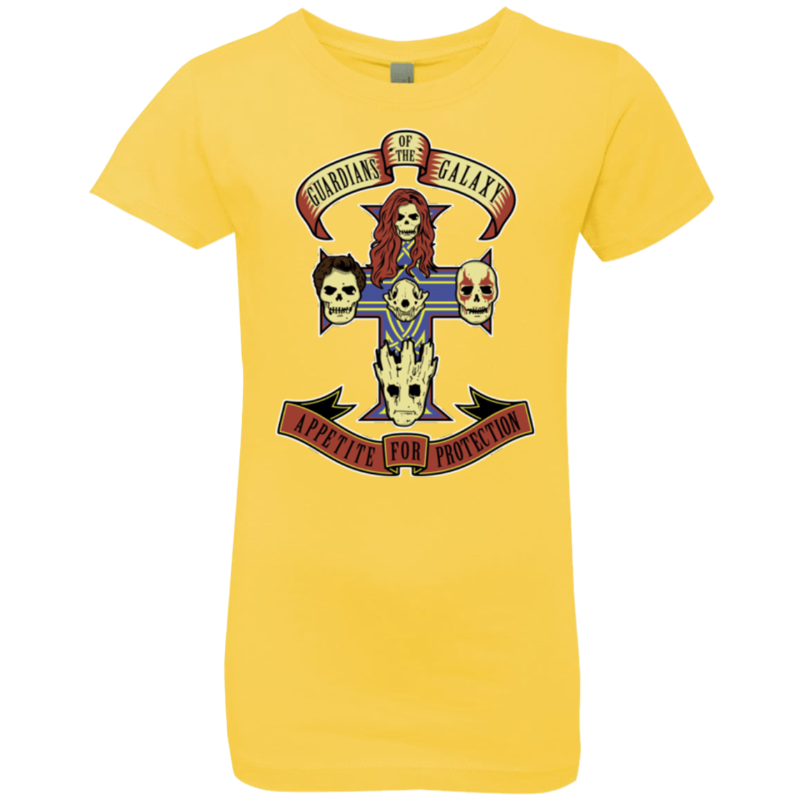 T-Shirts Vibrant Yellow / YXS Appetite for Protection Girls Premium T-Shirt