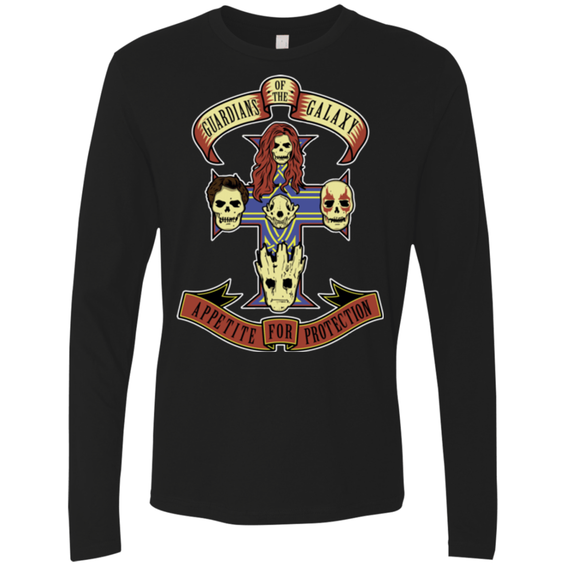 T-Shirts Black / Small Appetite for Protection Men's Premium Long Sleeve