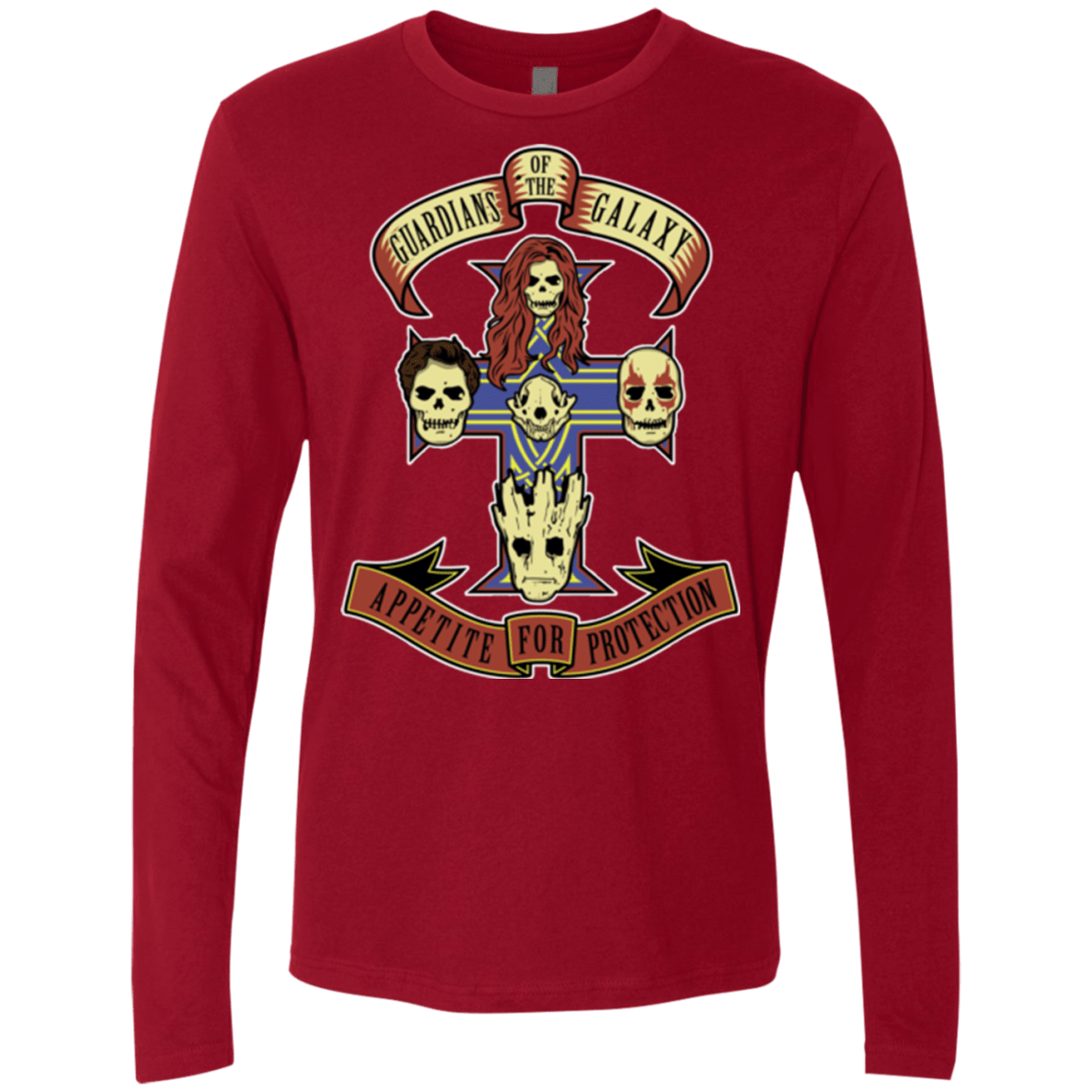 T-Shirts Cardinal / Small Appetite for Protection Men's Premium Long Sleeve