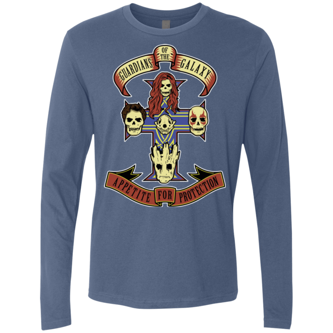 T-Shirts Indigo / Small Appetite for Protection Men's Premium Long Sleeve