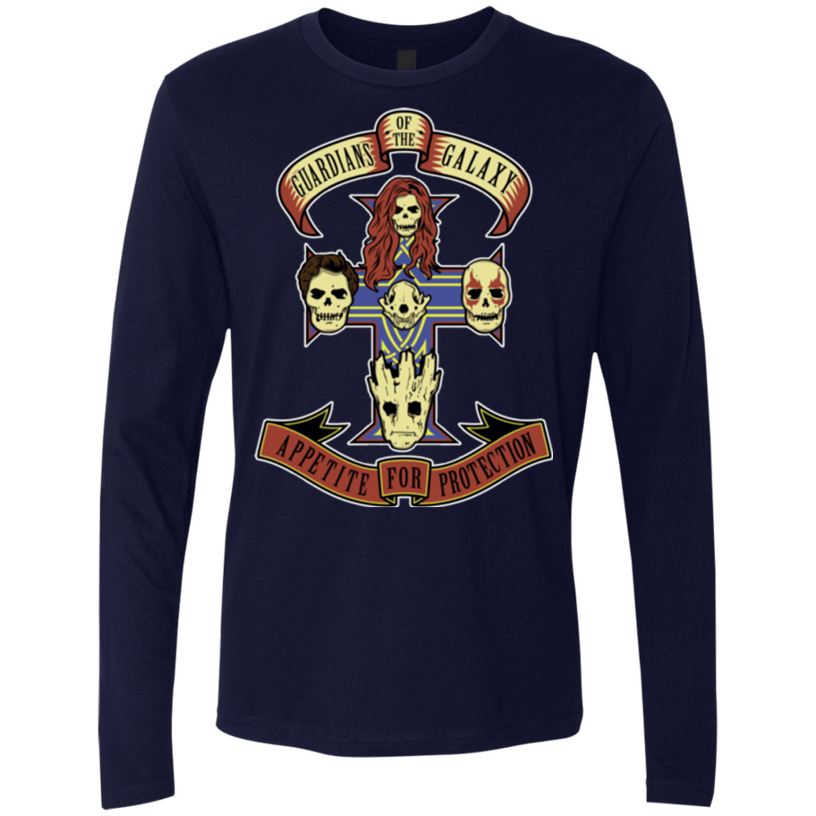 T-Shirts Midnight Navy / Small Appetite for Protection Men's Premium Long Sleeve