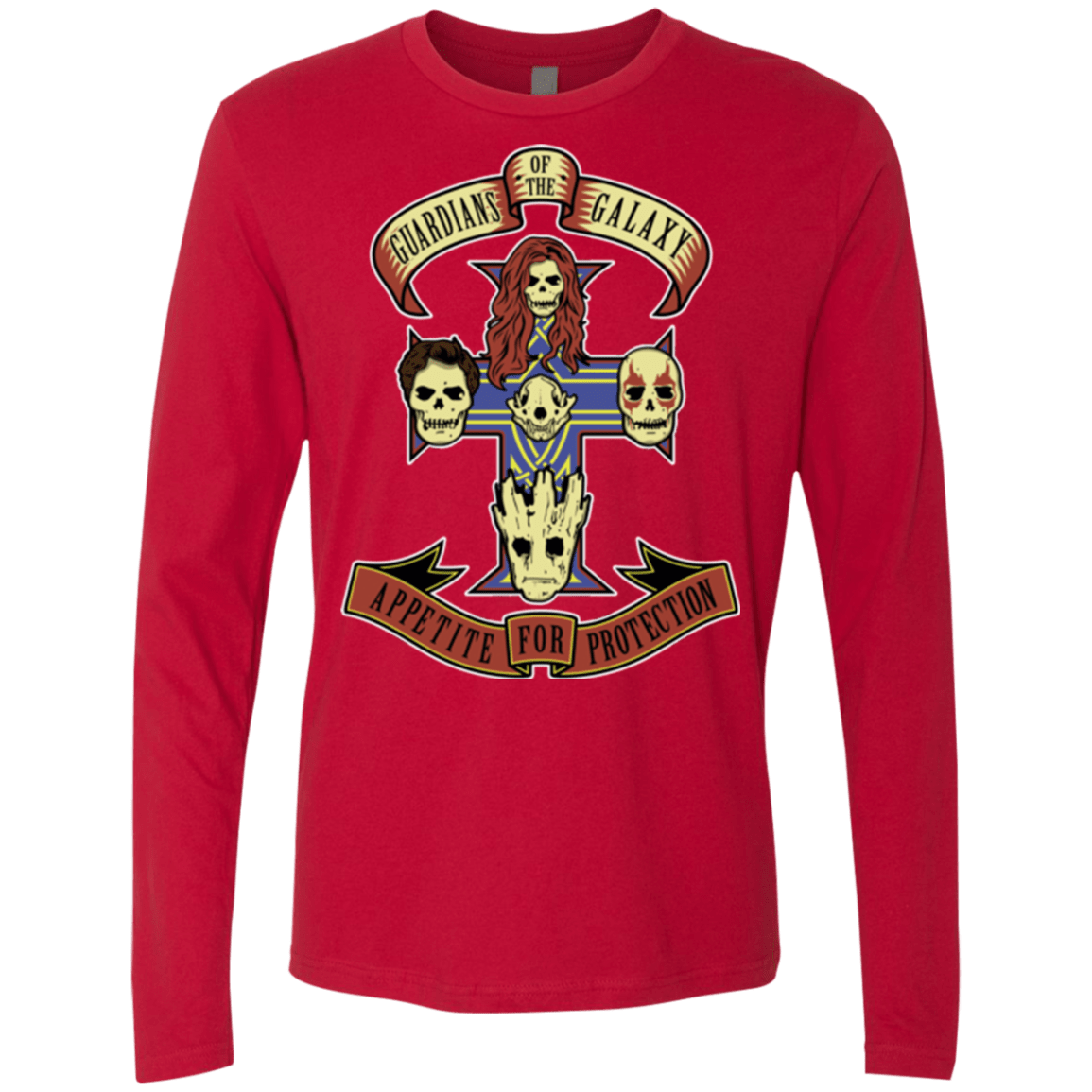 T-Shirts Red / Small Appetite for Protection Men's Premium Long Sleeve